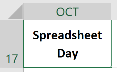 Spreadsheet Day Logo