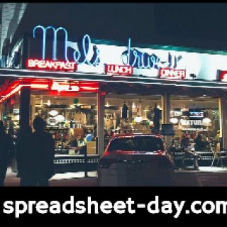 Spreadsheet Food: Diners, Drive-ins and Drives