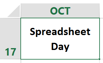 Spreadsheet Day http://spreadsheet-day.com/blog/