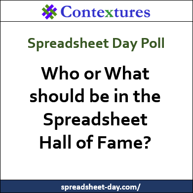 Spreadsheet Day http://spreadsheet-day.com/blog/