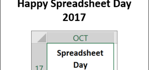 Happy Spreadsheet Day 2017 http://spreadsheet-day.com/blog/