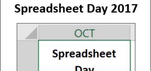 Get Ready for Spreadsheet Day 2017 http://spreadsheet-day.com/blog/