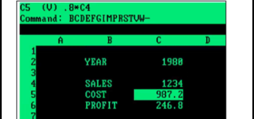 VisiCalc Demo by Dan Bricklin