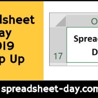 Spreadsheet Day 2019 Wrap Up