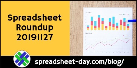 Spreadsheet Roundup 20191127