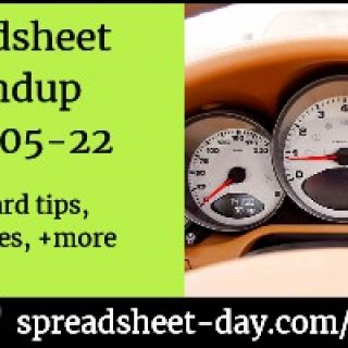 Spreadsheet Roundup 2020-05-22