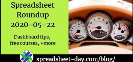 Spreadsheet Roundup 2020-05-22