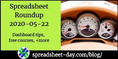 Spreadsheet Roundup 2020-05-22