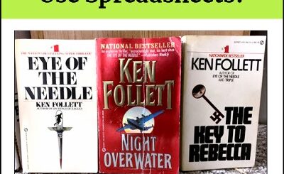 Author Ken Follett Uses Spreadsheets