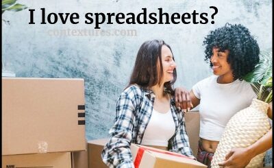Should I tell my roommates that I love spreadsheets