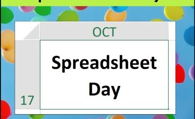 Happy Spreadsheet Day 2022