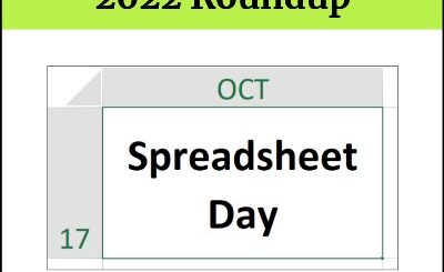 Spreadsheet Day 2022 Roundup