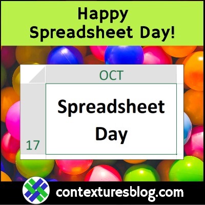 Happy Spreadsheet Day 2023