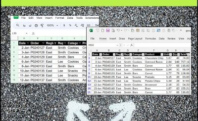 Comparing Excel for Web and Google Sheets