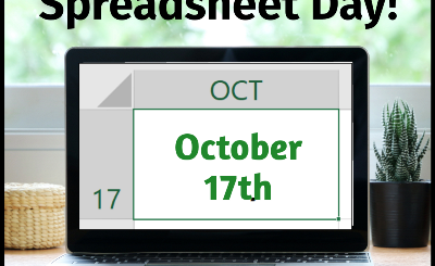 Happy Spreadsheet Day 2026